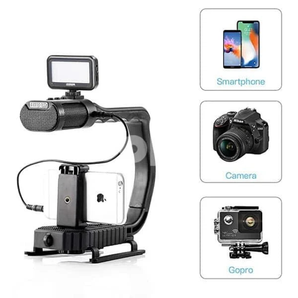 TECHBLAZE AY-49U U Shaped Video Making Handheld Stabilizer Kit Camera Gimbal for Outdoor Videography Portable Video Camera Accessories C Shape Stabilizer for DSLR Mobile Phones DV TECHBLAZE AY-49U U Shaped Video Making Handheld Stabilizer Kit Camera Gimbal for Outdoor Videography Portable Video Camera Accessories C Shape Stabilizer for DSLR Mobile Phones DV